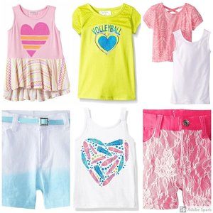 Dreamstar Girls Spring Tops Shorts Size 5 Clothes Lot NWT